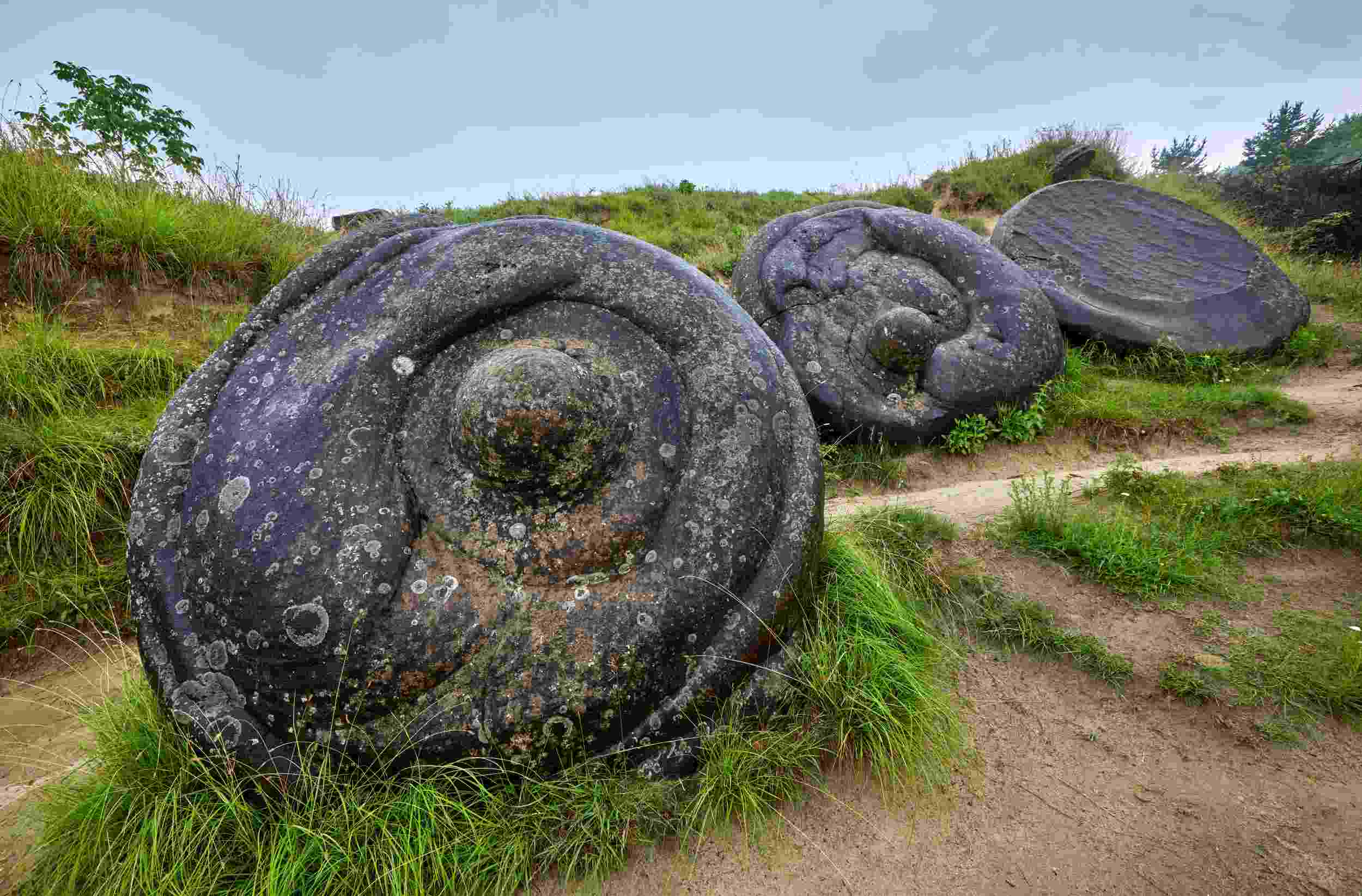 Spectacular,Rock,Formations,From,Ulmet,Named,Trovants,,Located,In,Buzau